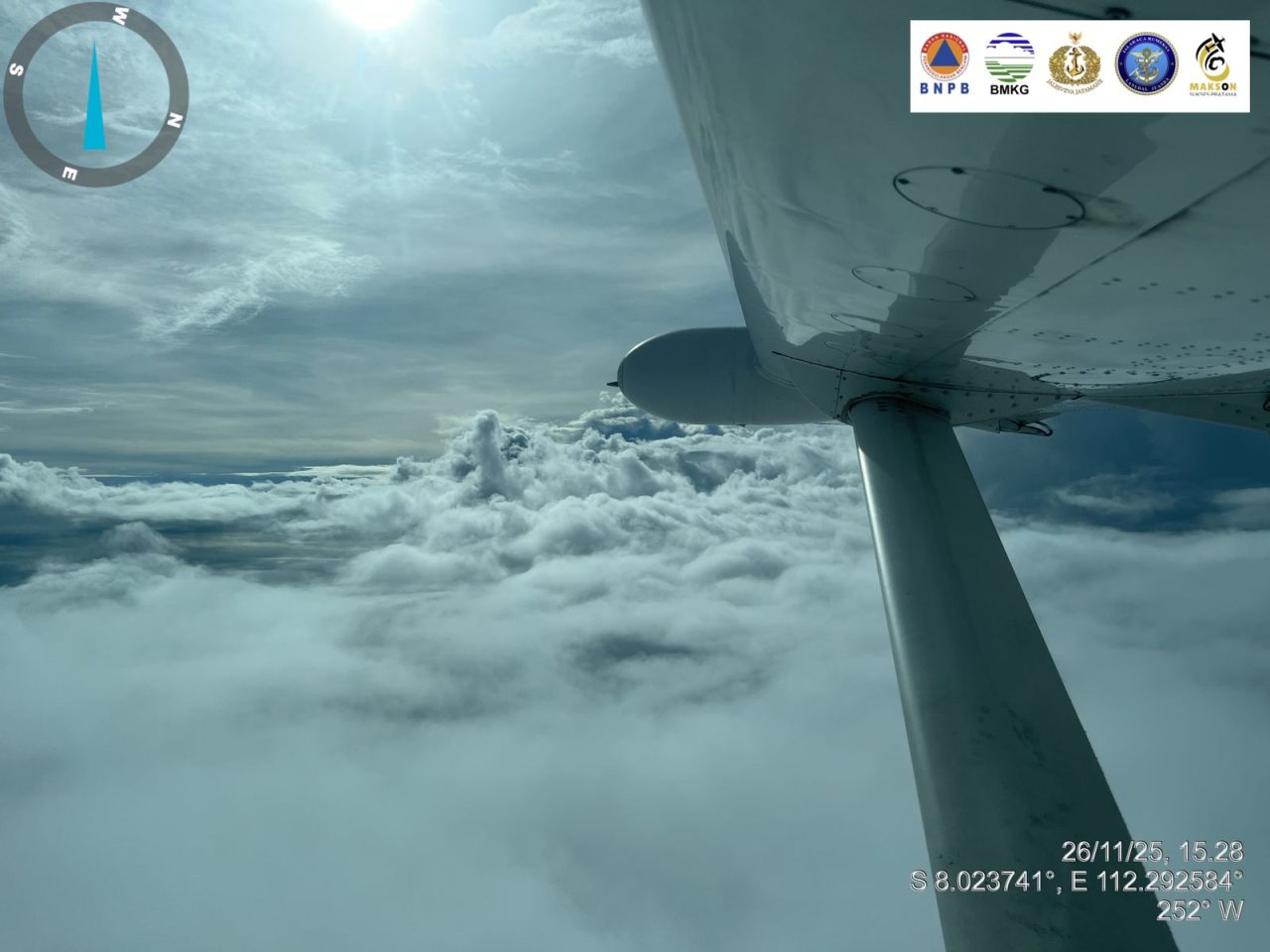 BMKG dan BNPB Gelar Operasi Modifikasi Cuaca Antisipasi Banjir Lahar Dingin Pasca Erupsi Gunung Semeru (SinPo.id/BMKG)