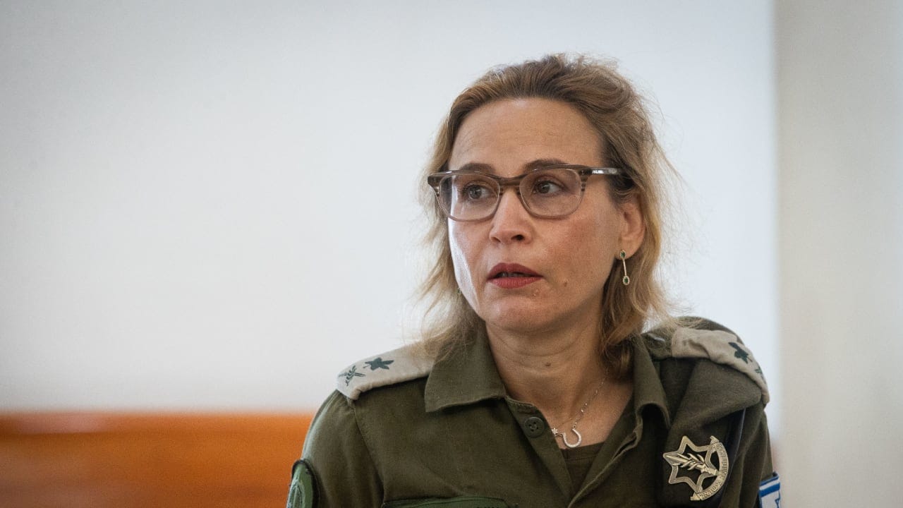 Mantan jaksa militer, Mayor Jenderal Yifat Tomer-Yerushalmi. Sumber: Flash90