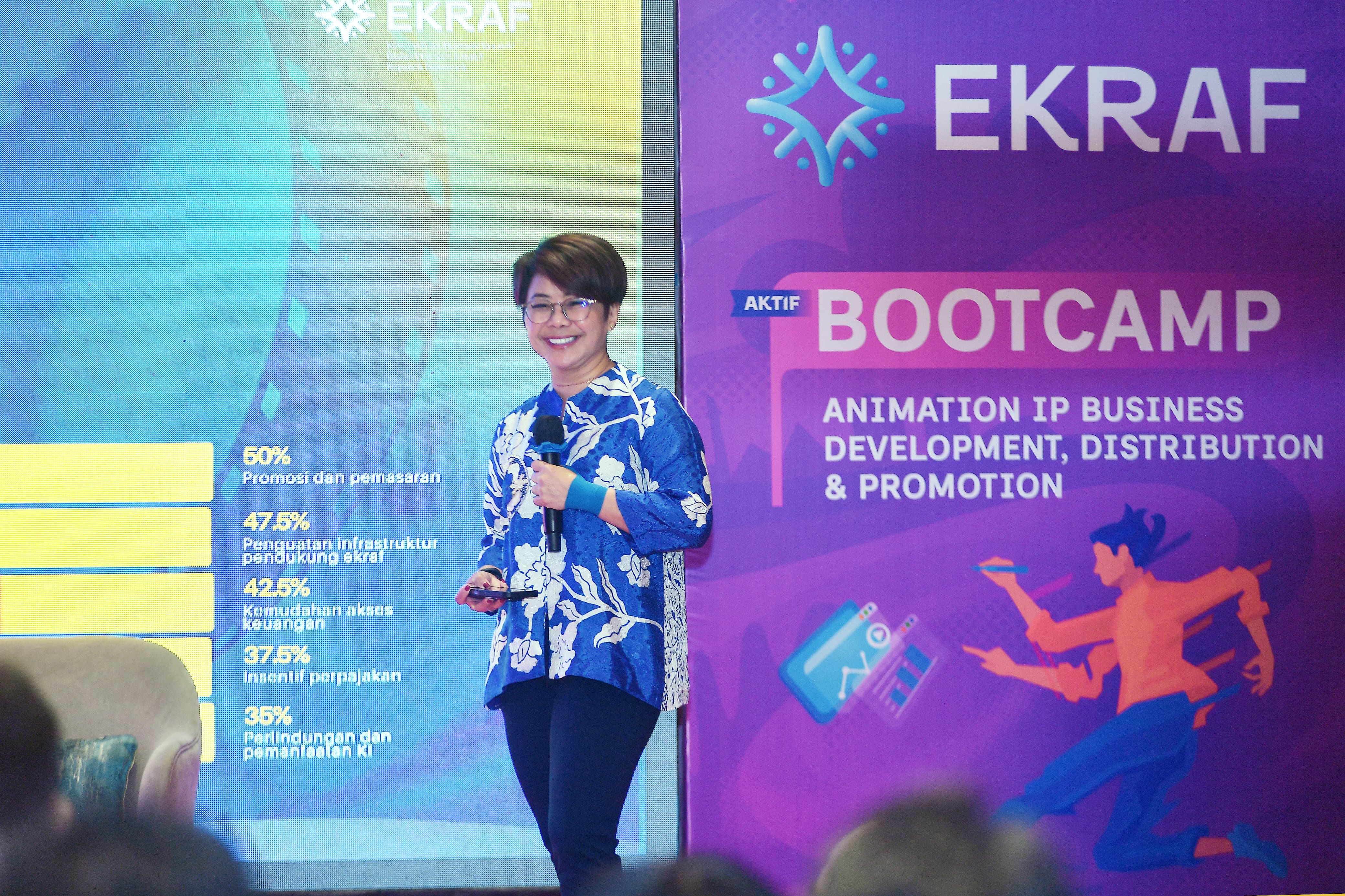 Deputi Bidang Kreativitas Media, Agustini Rahayu. (SinPo.id/Kemenekraf)