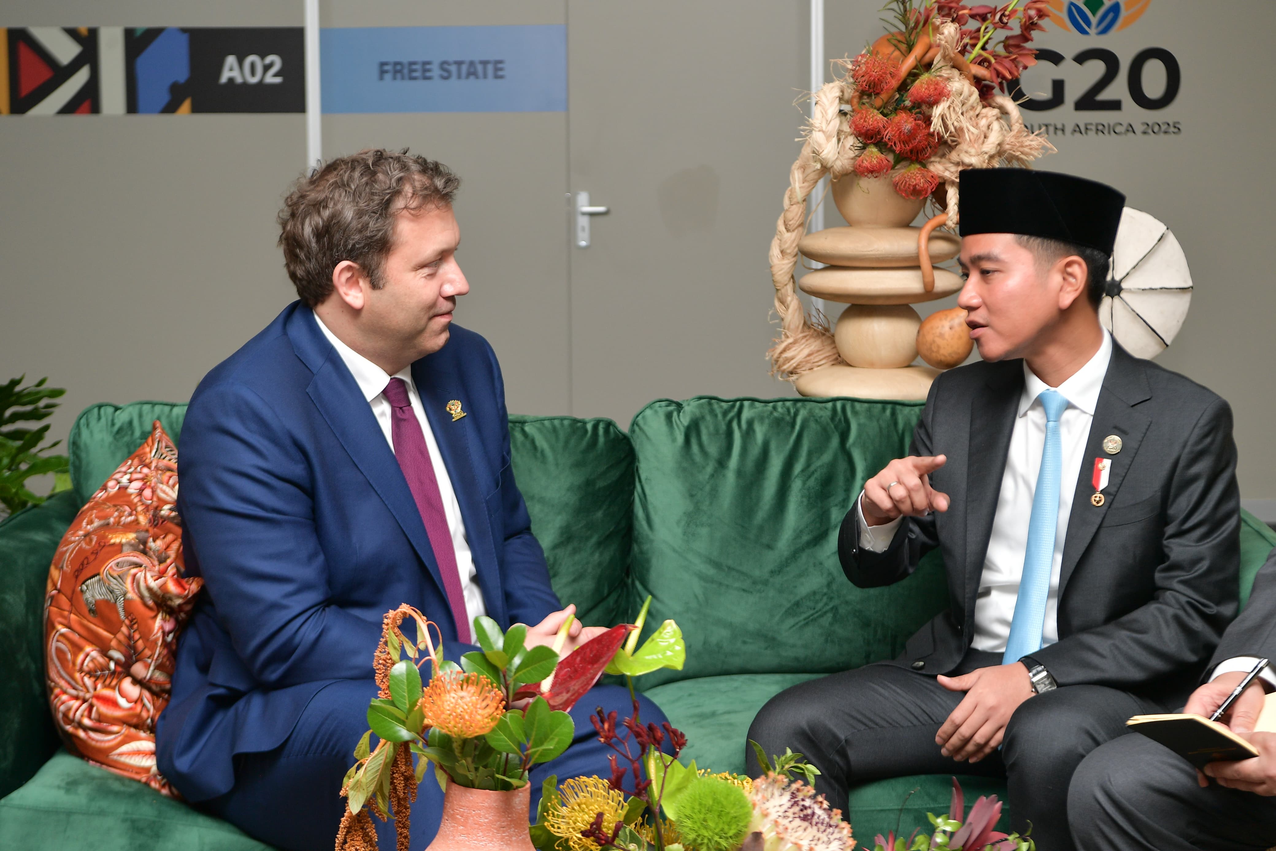 Wapres Gibran dan Wakil Kanselir Jerman, Lars Klingbeil. (SinPo.id/Setwapres)