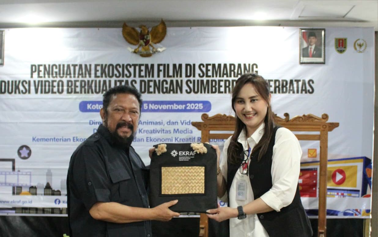 Direktorat Film, Animasi, dan Video menyelenggarakan Pelatihan Produksi Video Promosi untuk Produk Kreatif Berkualitas dengan Sumber Daya Terbatas. (SinPo.id/Kemenekraf)