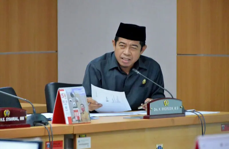 Ketua DPRD DKI Jakarta, Khoirudin (SinPo.id/DPRD Jakarta)