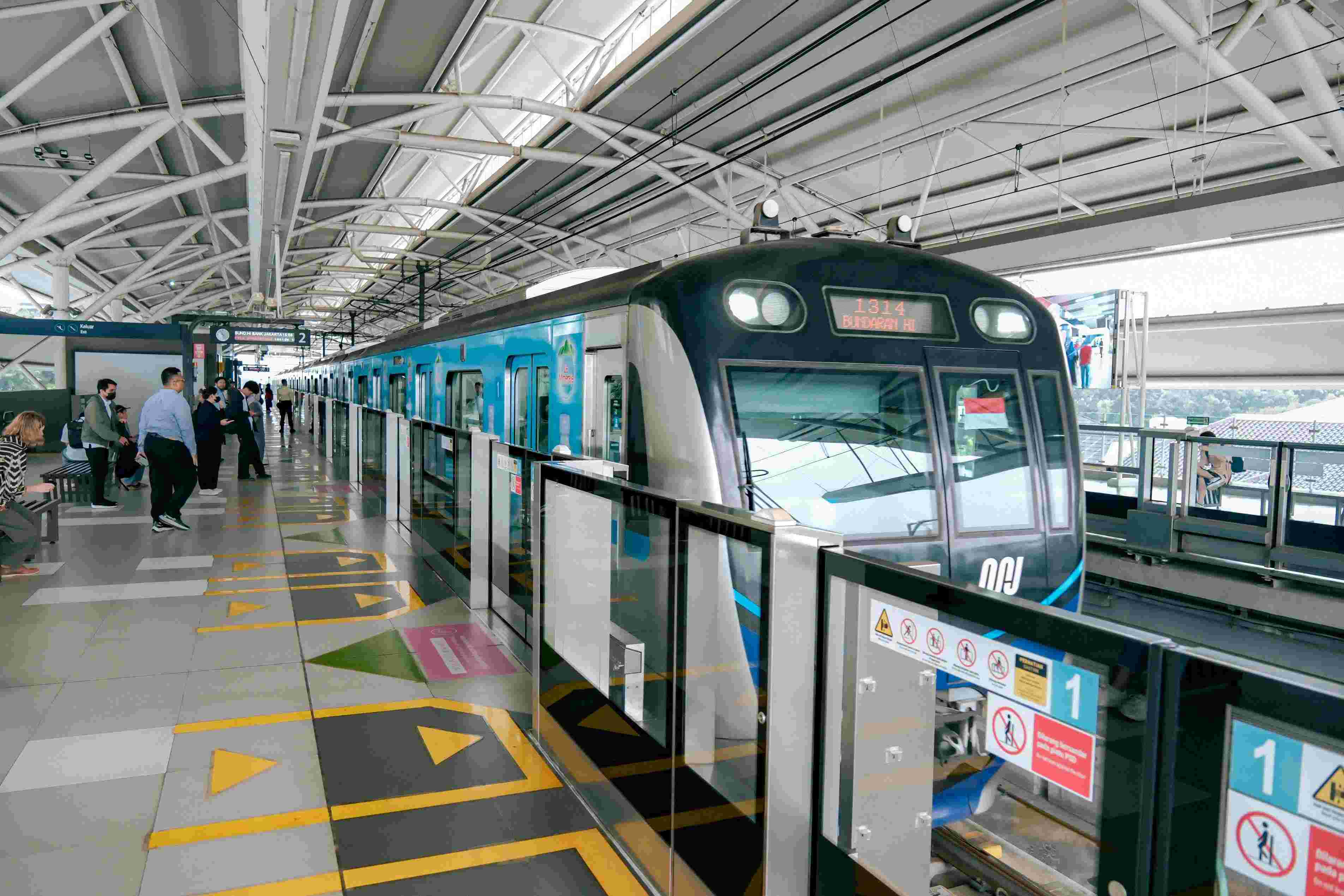 Ilustrasi kereta MRT (SinPo.id/ Dok. Pemprov DKI)