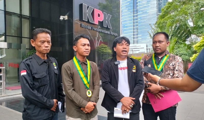 GPI laporkan dugaan gratifikasi Pemkab Subang ke KPK (SinPo.id/ Dok. Pribadi)