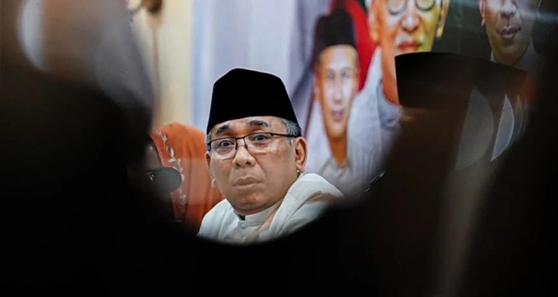 Ketua Umum PBNU Gus Yahya (SinPo.id/ Ashar)