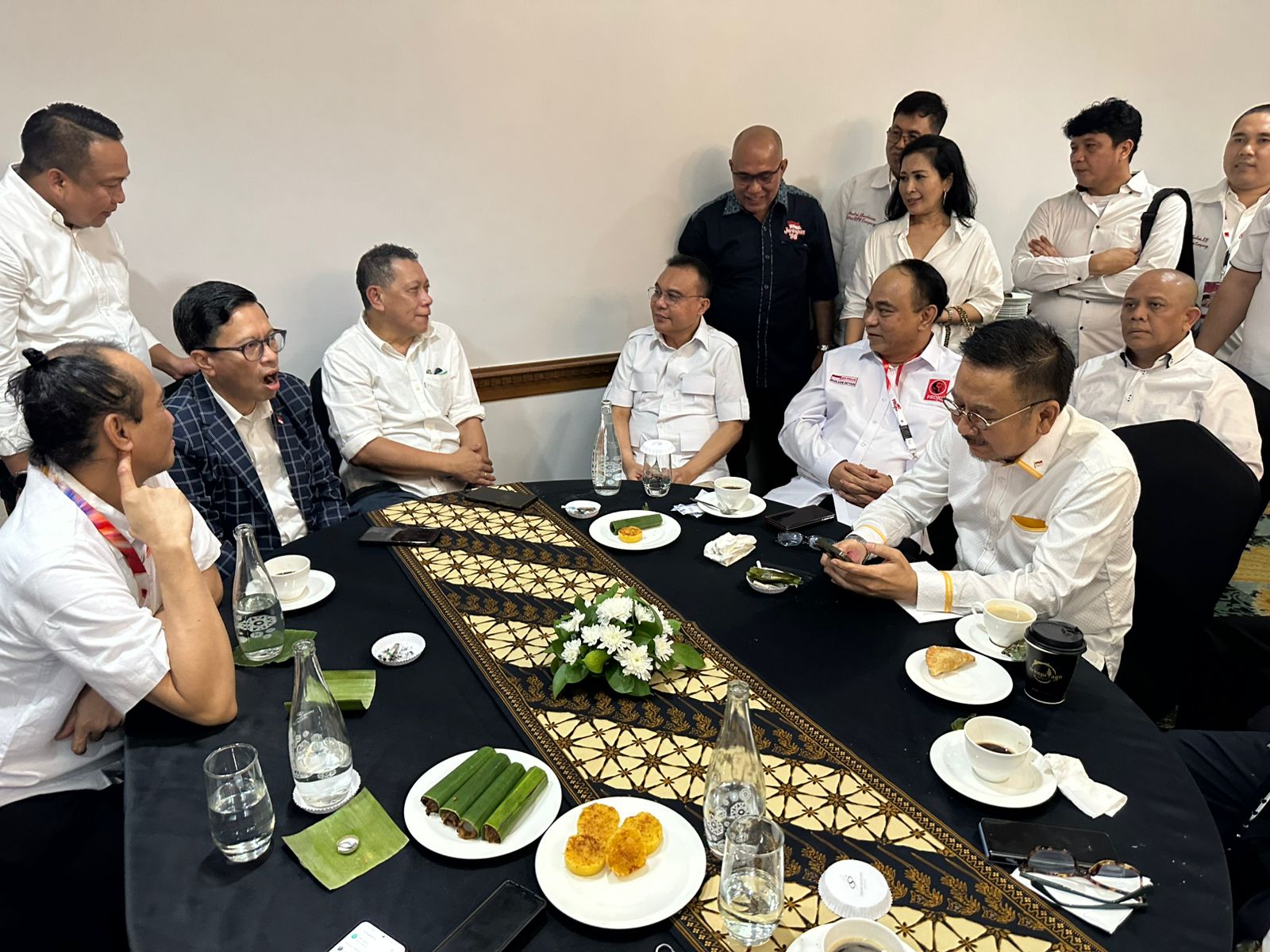 Ketua Harian DPP Partai Gerindra Dasco hadiri Kongres Projo (SinPo.id/ Sigit Nuryadin)