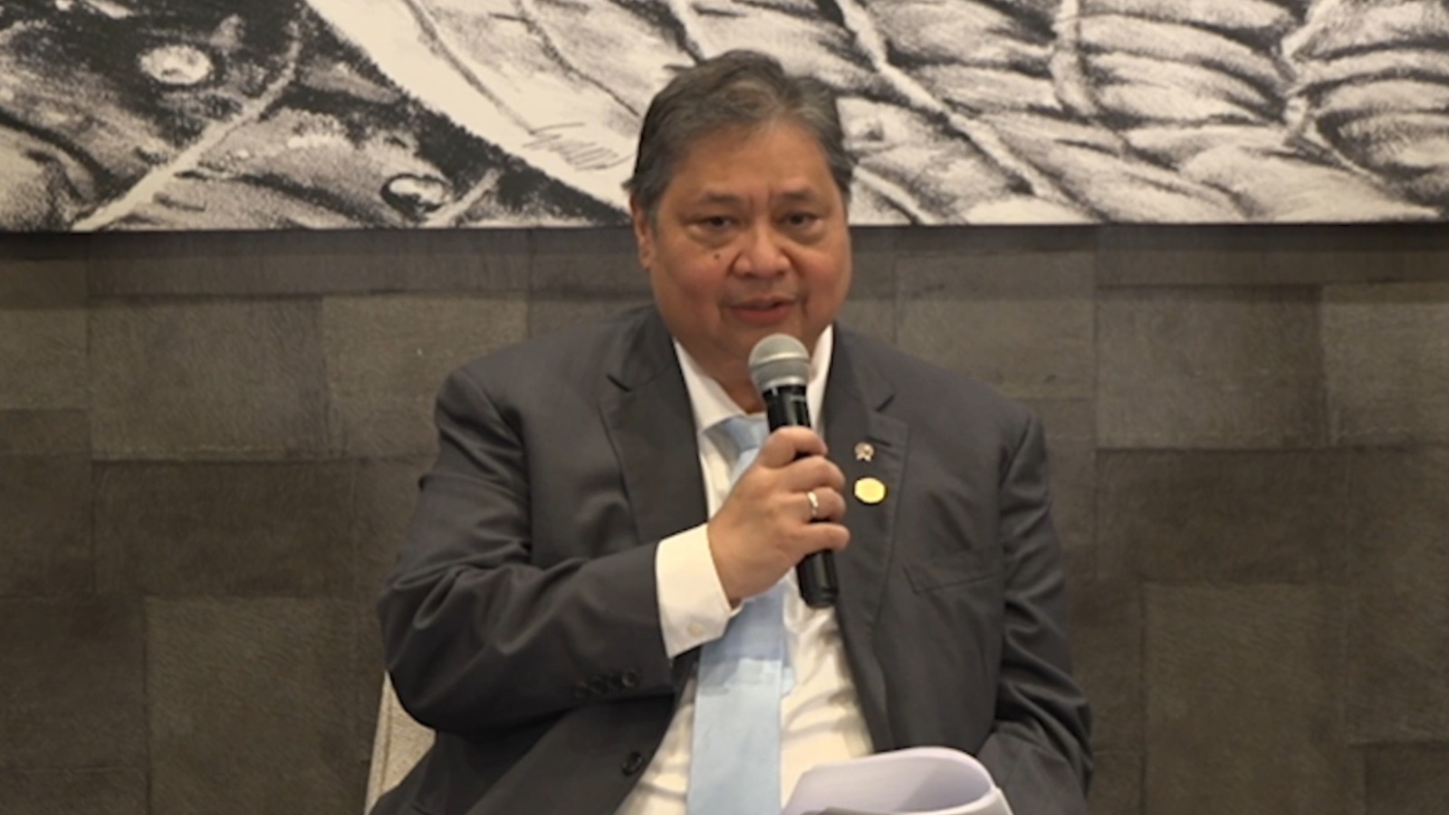 Menteri Koordinator Perekonomian Airlangga Hartarto (SinPo.id/tim Media)