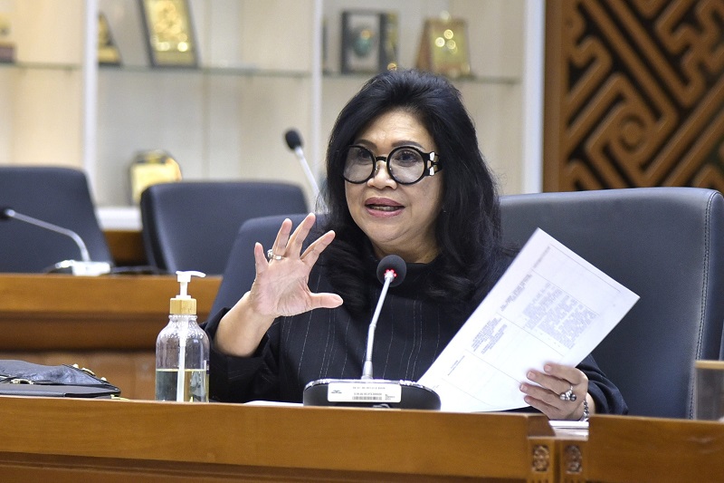 Wakil Ketua Komisi VII DPR RI Evita Nursanty. (SinPo.id/Istimewa)
