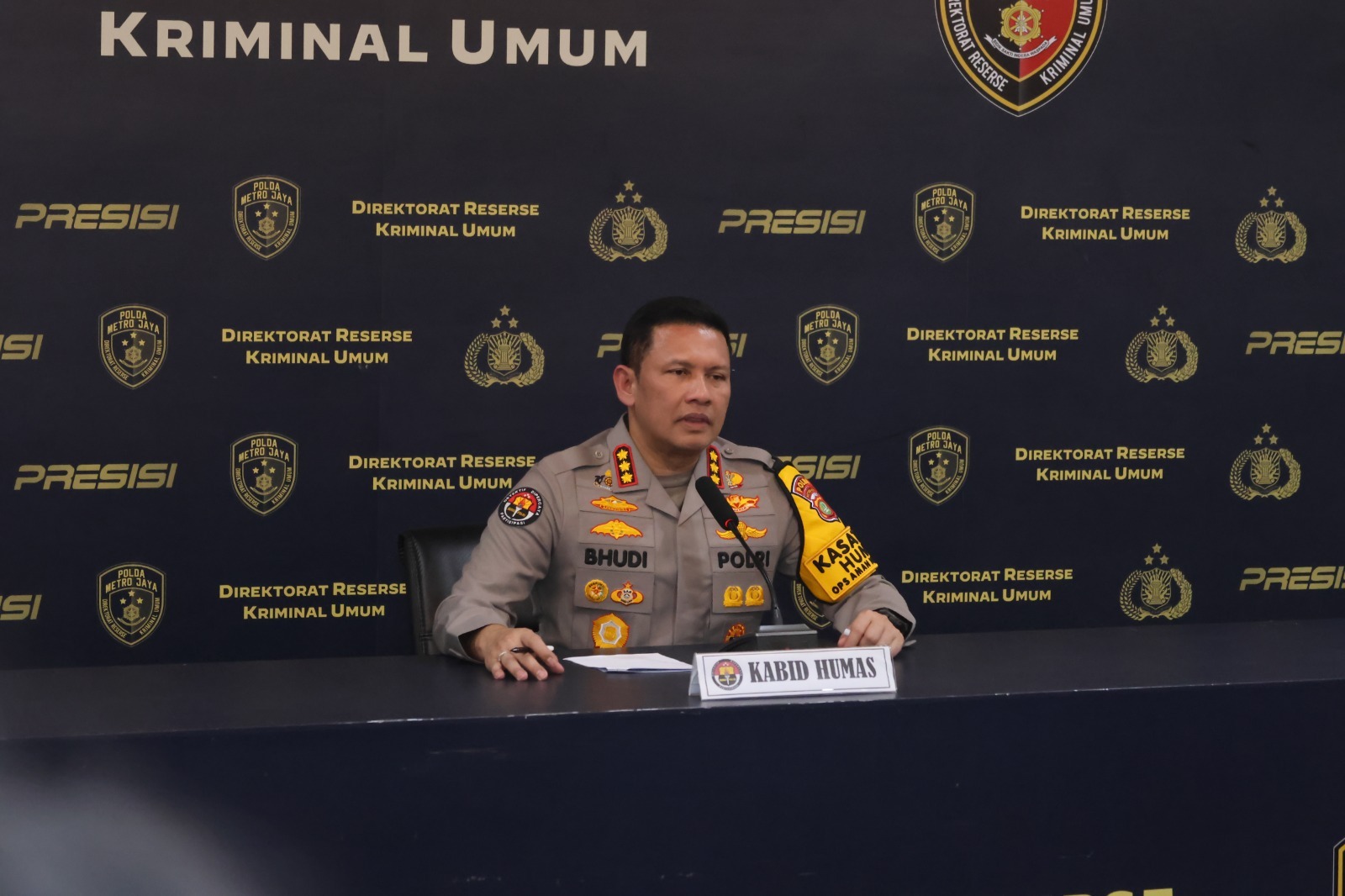 Kabid Humas Polda Metro Jaya, Kombes Budi Hermanto (SinPo.id/Dok.PMJ)