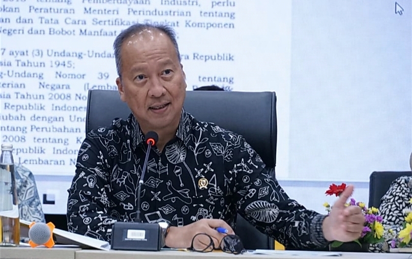 Menteri Perindustrian RI Agus Gumiwang Kartasasmita. (SinPo.id/dok. Kemenperin)