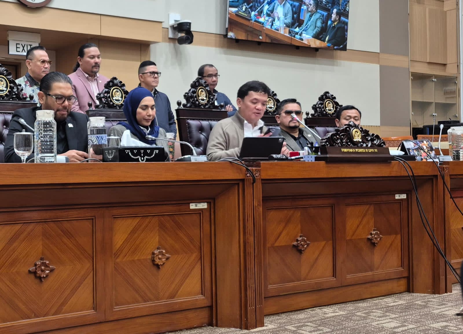 Ketua Komisi III DPR RI Habiburokhman. (SinPo.id/Galuh)