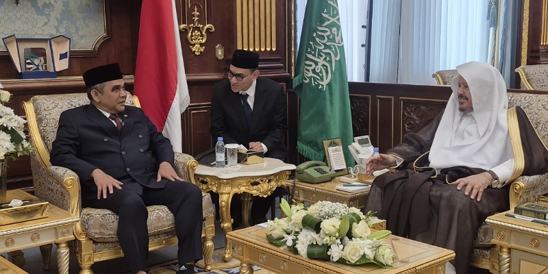 Pertemuan Ahmad Muzani dengan Majelis Syuro Arab Saudi (Sinpo.id/Tim Media)