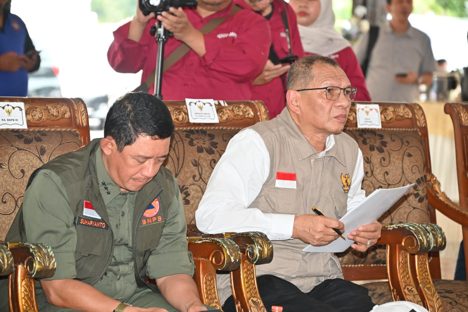 Ketua Tim Pengawasan (Timwas) Penanganan Bencana DPR RI, M. Husni. (SinPo.id/Tim Media)
