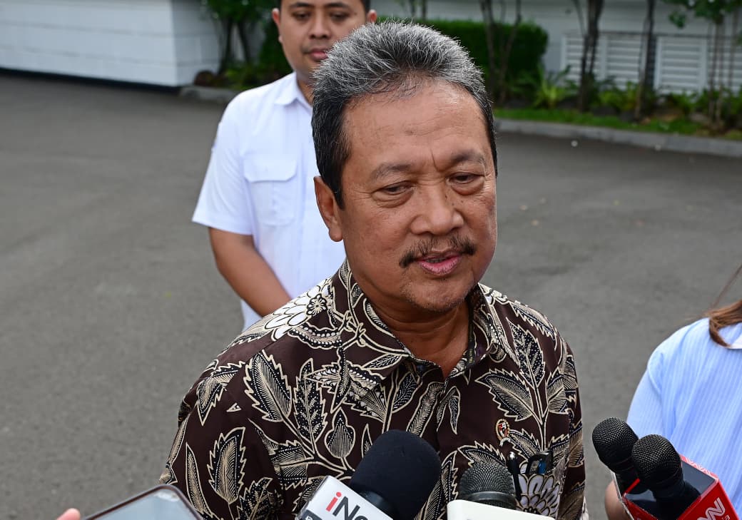 Menteri Kelautan dan Perikanan, Wahyu Trenggono (SinPo.id/Biro Setpres)
