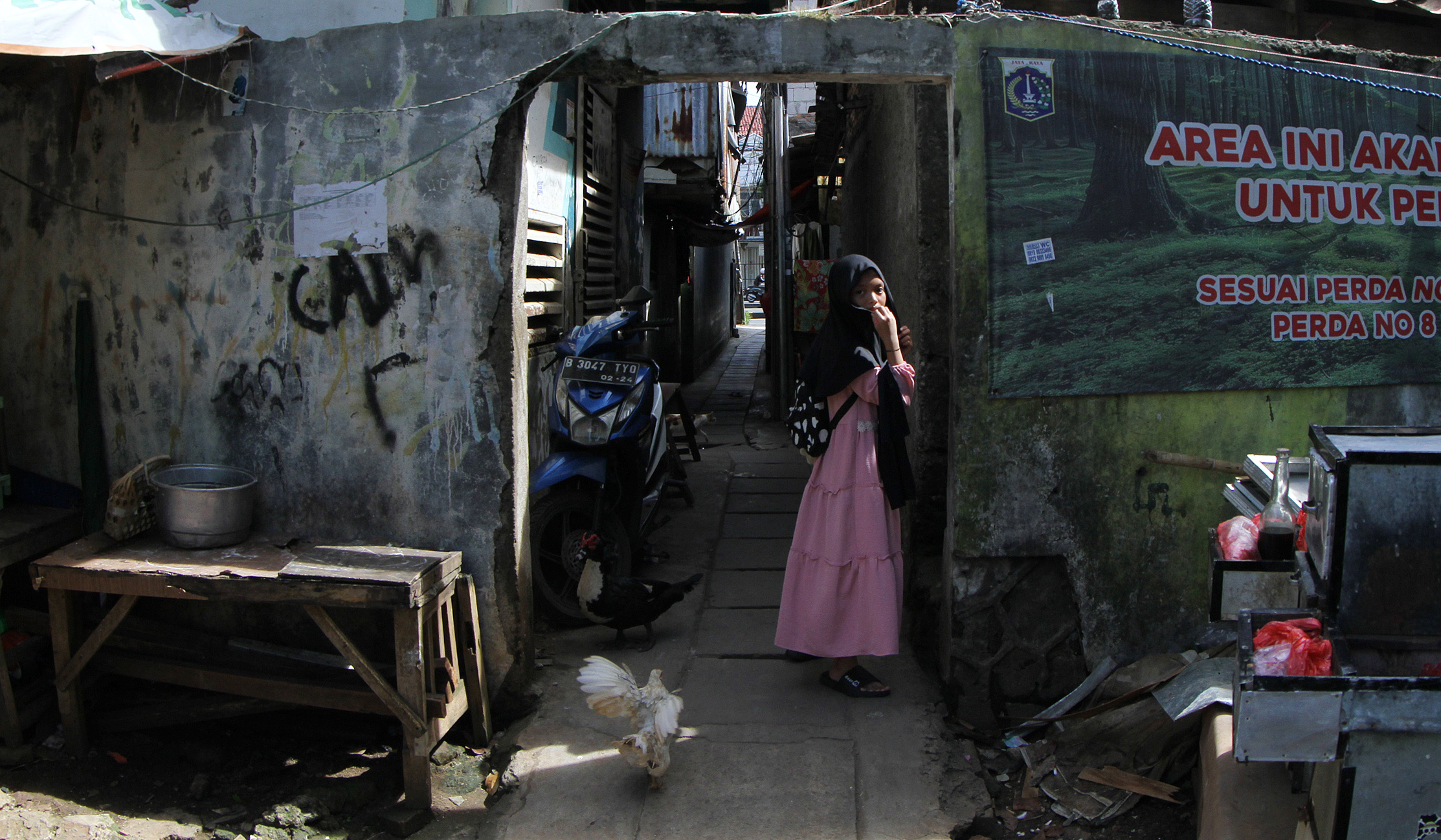 Suasana TPU Kober Jatinegara. (Agus Priatna/SinPo.id)