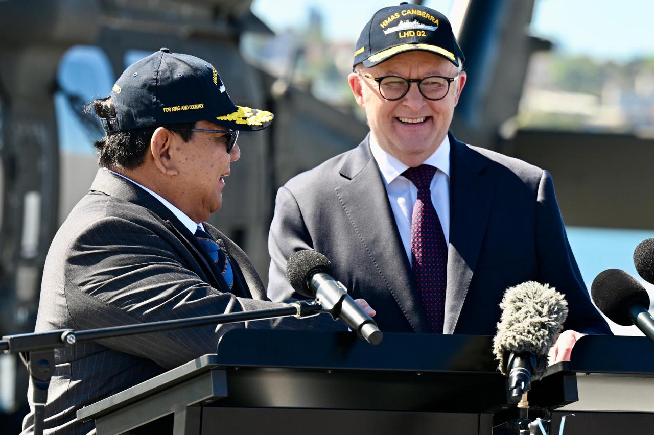 PM Australia, Anthony Albanese bersama Presiden Prabowo Subianto (SinPo.id/Biro Setpres)
