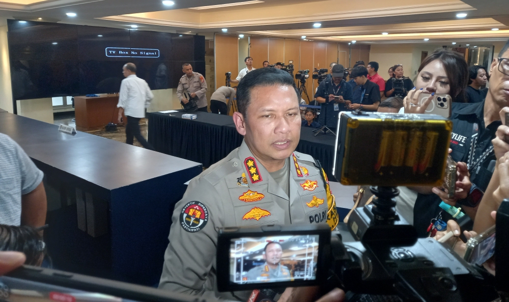 Kabid Humas Polda Metro Jaya, Kombes Budi Hermanto (SinPo.id/Firdausi)