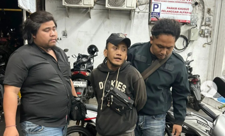 Salah satu pelaku pemerasan di Tanah Abang, Jakarta Pusat (SinPo.id/Dok.Polres Jakpus)
