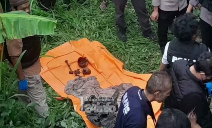 Lokasi penemuan diduga Alvaro di Bogor (SinPo.id/Tangkapan layar)