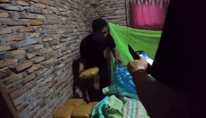 Barang bukti 47 kg ganja yang disita (SinPo.id/Tangkapan layar)