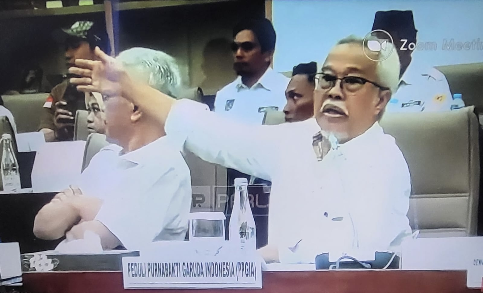 Peduli Purnabakti Garuda Indonesia (PPGIA) rapat dengan Komisi VI DPR RI. Istimewa