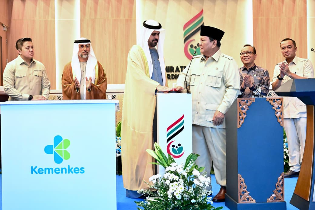 Presiden Prabowo Subianto resmikan RS Kardiologi Emirates-Indonesia di Surakarta (Ashar/Foto: BiroSetpres/Sinpo.id)