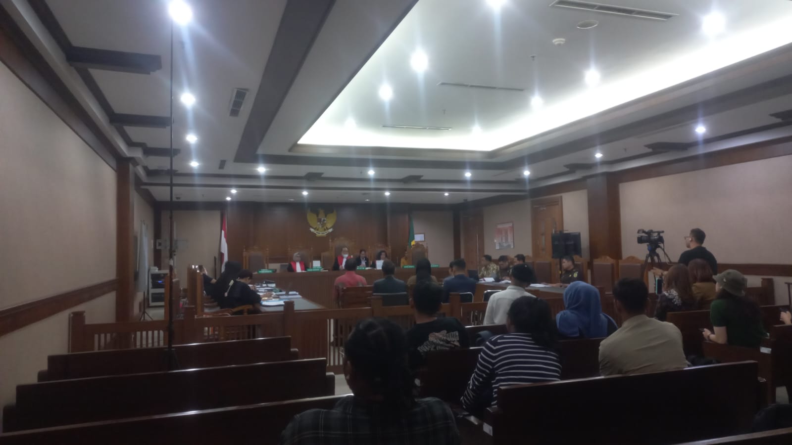 Suasana sidang PK Adam Damiri (Sinpo.id)