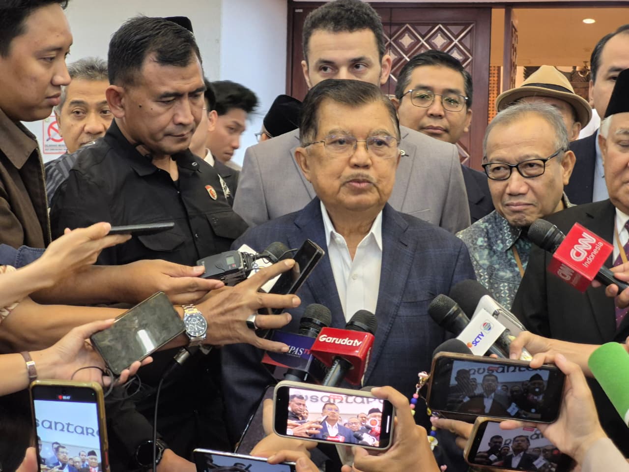 Wapres ke-10 dan 12 Jusuf Kalla (SinPo.id/ Galuh Ratnatika)