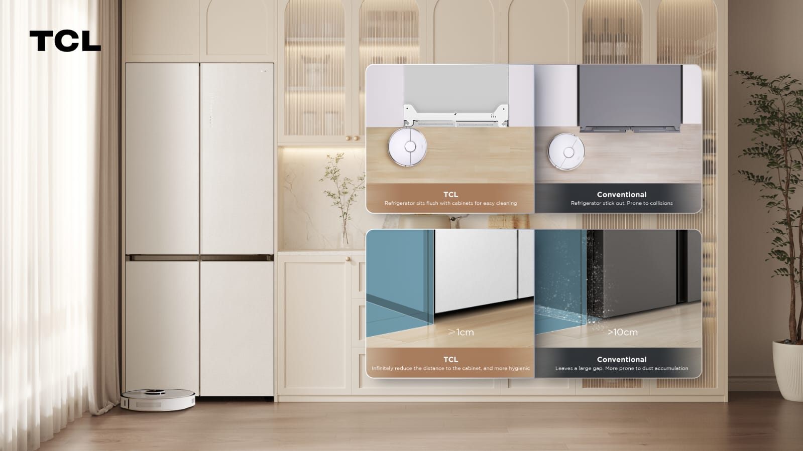 Ilustrasi kulkas dan mesin cuci (SinPo.id/ Dok. TCL)