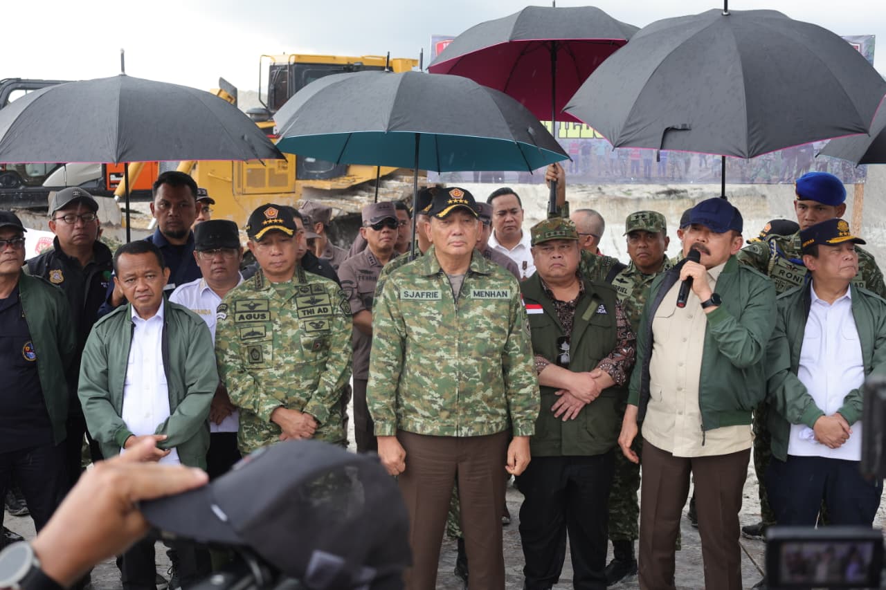 Menhan Sjafrie Sjamsoeddin (SinPo.id/ Puspen TNI)