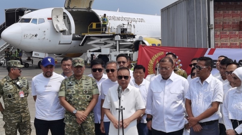 DPR RI mengirimkan bantuan logistik untuk korban bencana di Sumatra. Istimewa