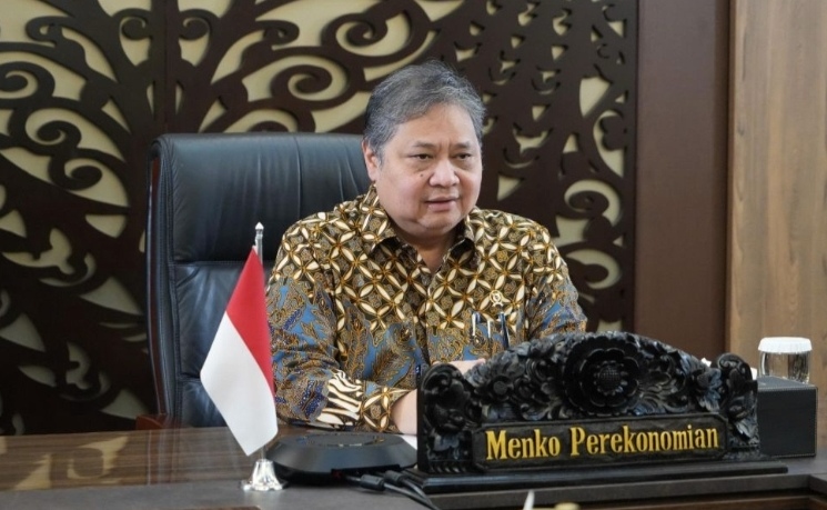 Menko Perekonomian Airlangga Hartarto. (SinPo.id/dok. Ekon)