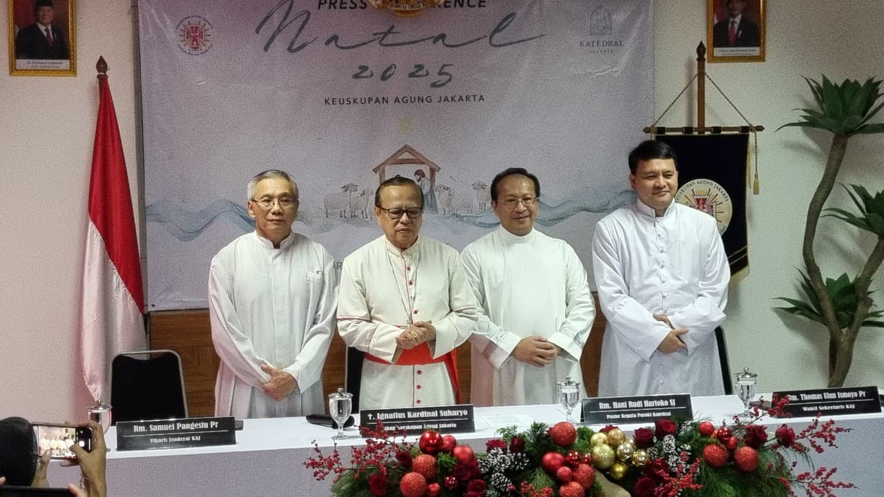 Uskup Agung Jakarta Kardinal Ignatius Suharyo Hardjoatmodjo (SinPo.id/Tio Pirnando)