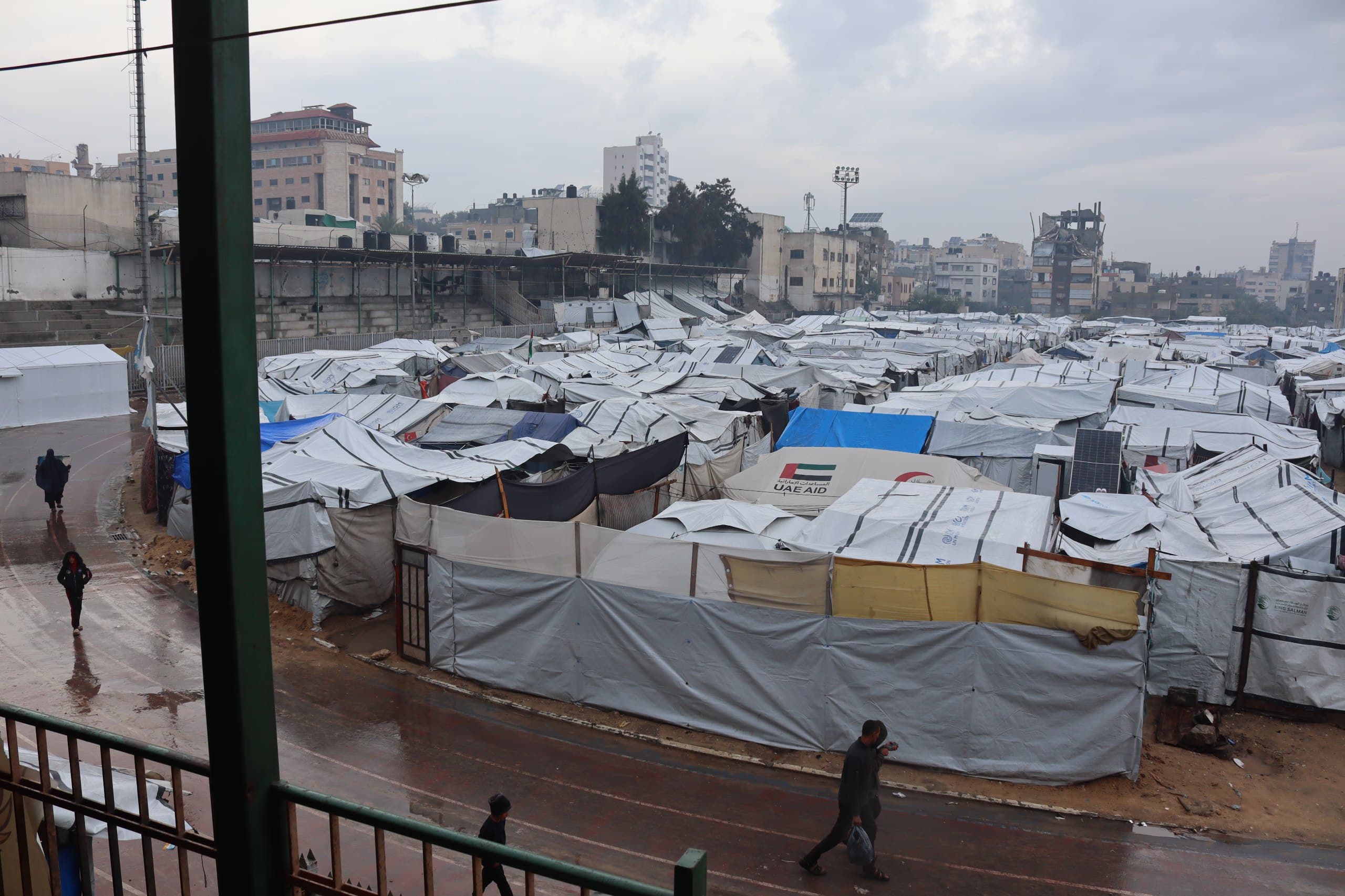 Ribuan Tenda Pengungsi di Gaza Hanyut dan Terendam Banjir (SinPo.id/Jurnalis Gaza, Mohammad Rabah)