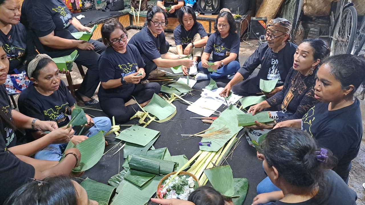 Guru PAUD Nabire studi di kampung budaya Polowijen (SinPo.id/ Dok. Kampung Budaya Polowijen)