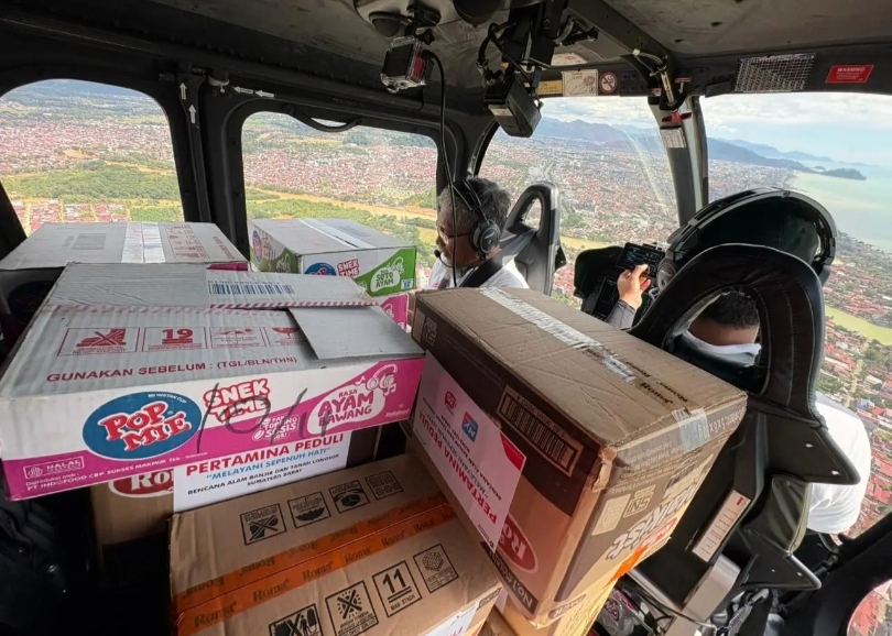 Ilustrasi distribusi bantuan korban bencana. (SinPo.id/dok. Bnpb)