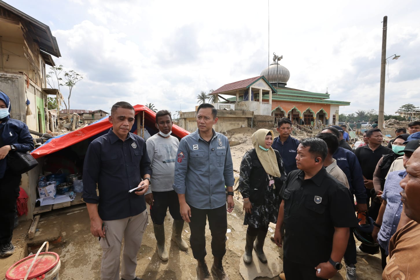 Cek Langsung Aceh Tamiang, Menko AHY Petakan Kerusakan Infrastruktur (SinPo.id/Istimewa)