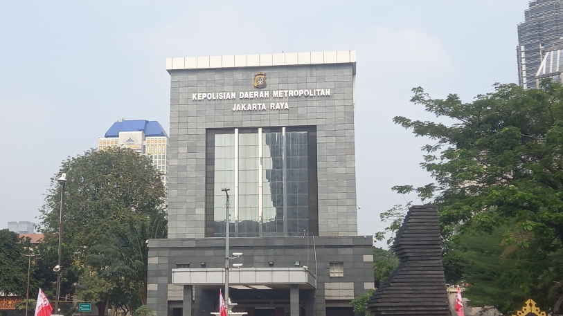 Gedung Polda Metro Jaya (SinPo.id/ Firdausi)