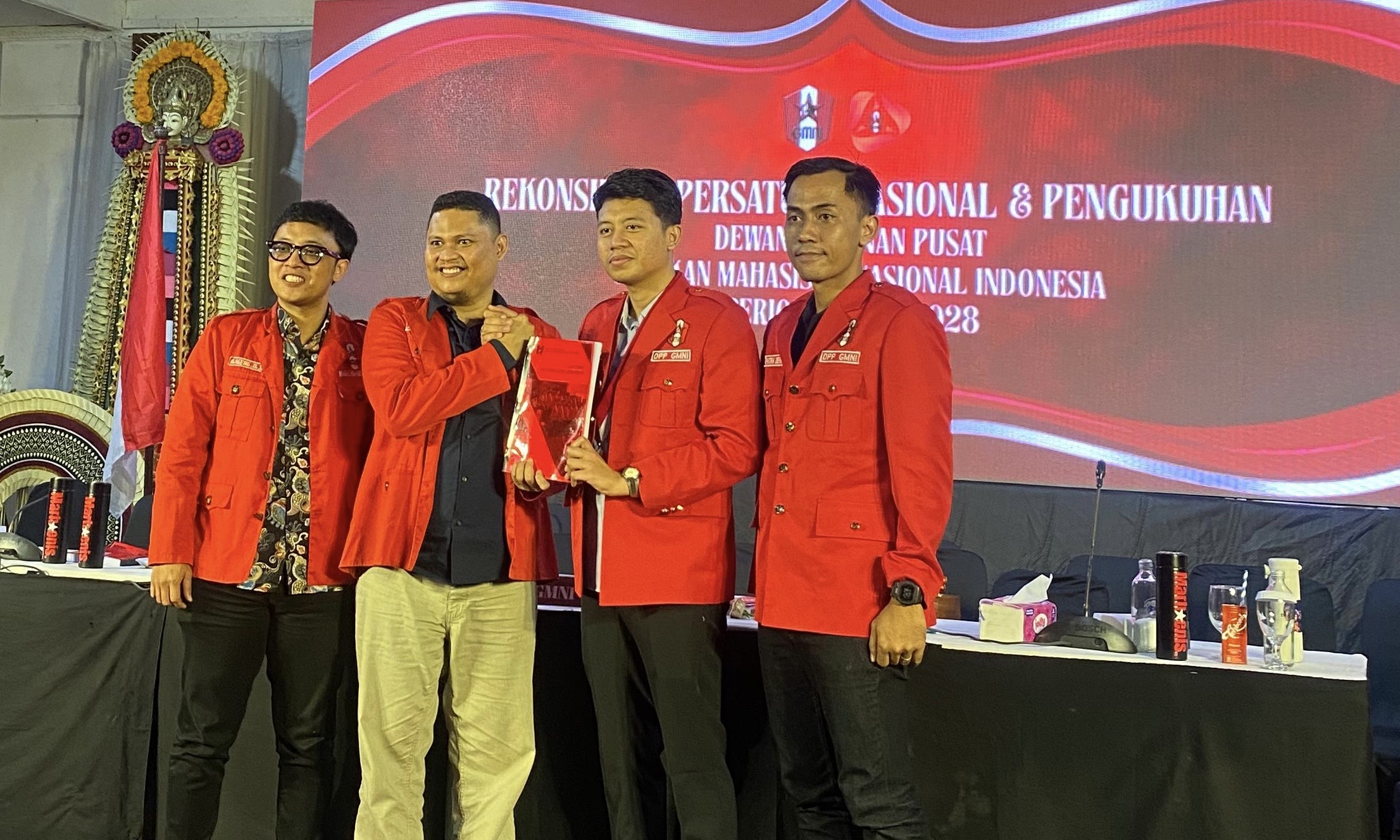 DPP GMNI resmi mengukuhkan kepengurusan 2025–2028 dalam agenda nasional yang digelar di Denpasar. (SinPo.id/Istimewa)