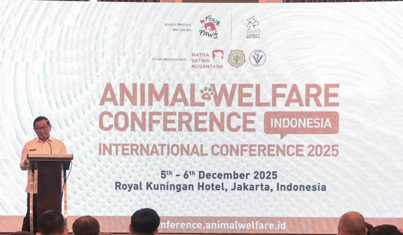 Gubernur DKI Jakarta Pramono Anung di Animal Welfare Conference (SinPo.id/ Dok. Pemprov DKI)