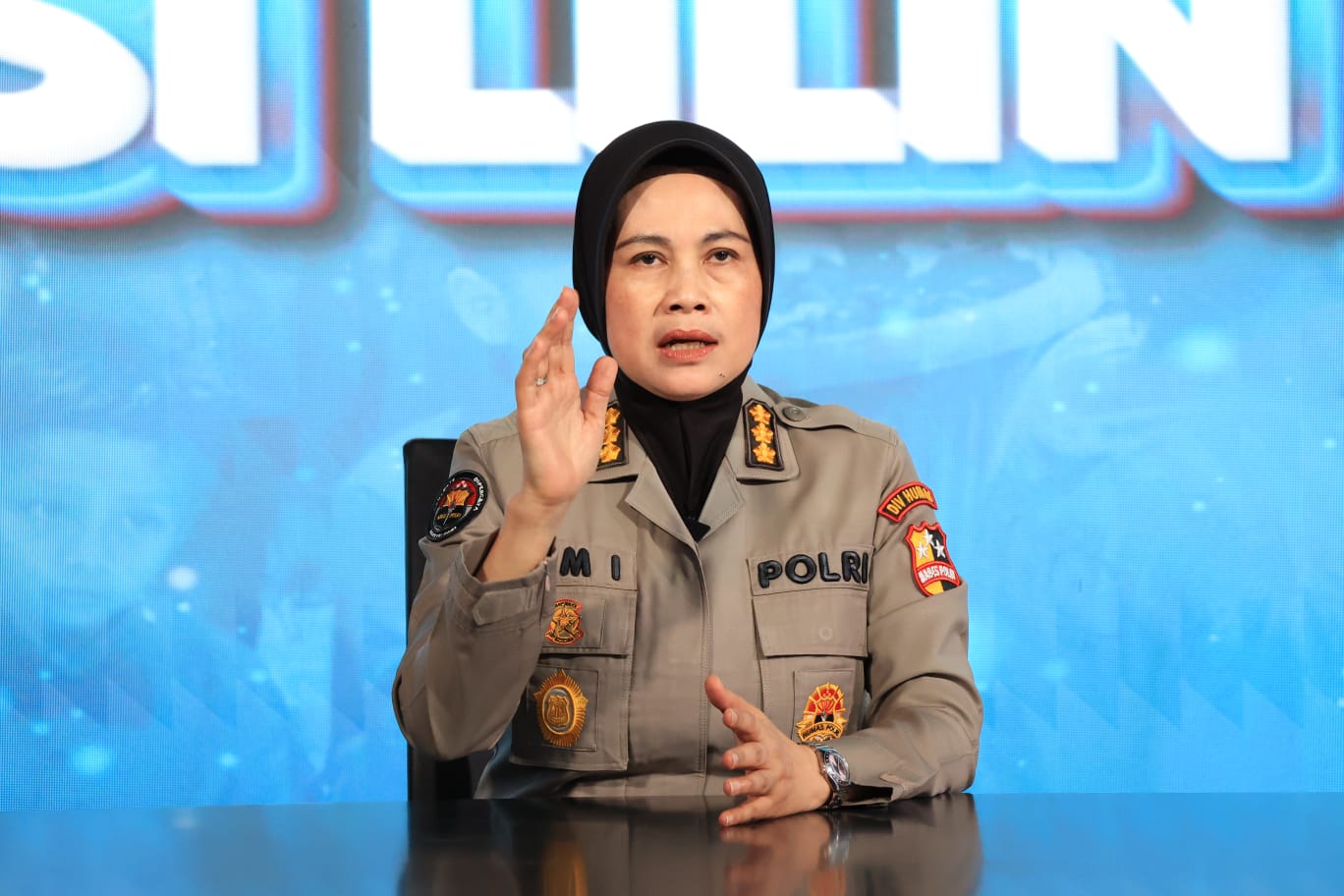 Juru Bicara Polri dalam Operasi Lilin 2025, Kombes Pol Umi Fadillah (SinPo.id/ Dok.Polri)