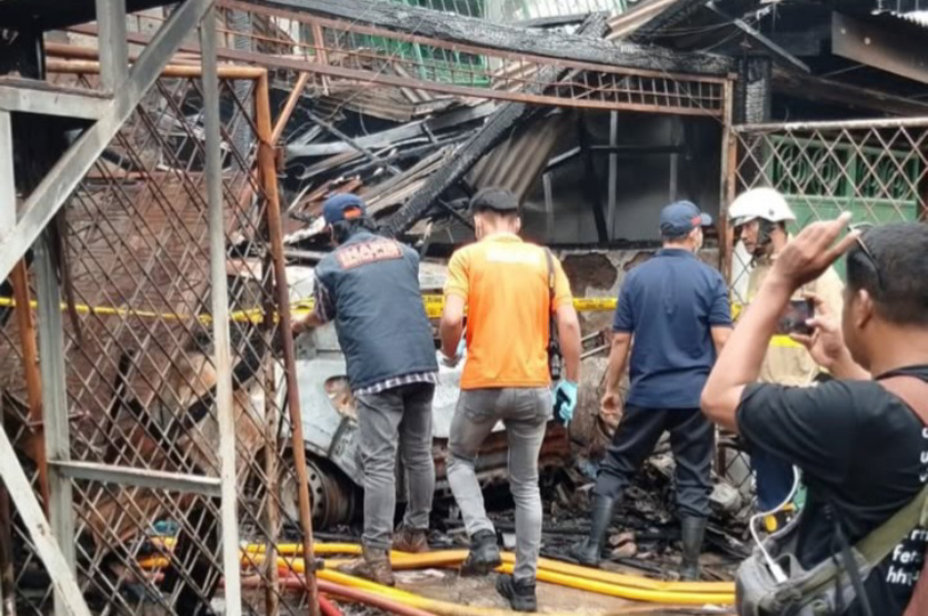 Kebakaran di Penjaringan Jakut (SinPo.id/Dok.Gulkarmat DKI)