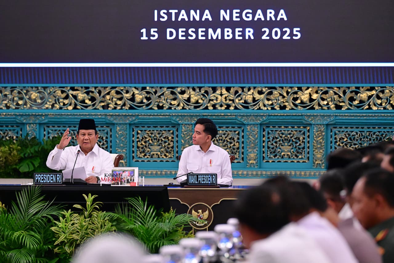 Presiden Prabowo pimpin Sidang Kabinet Paripurna di Istana Negara (SinPo.id/Biro Setpres)
