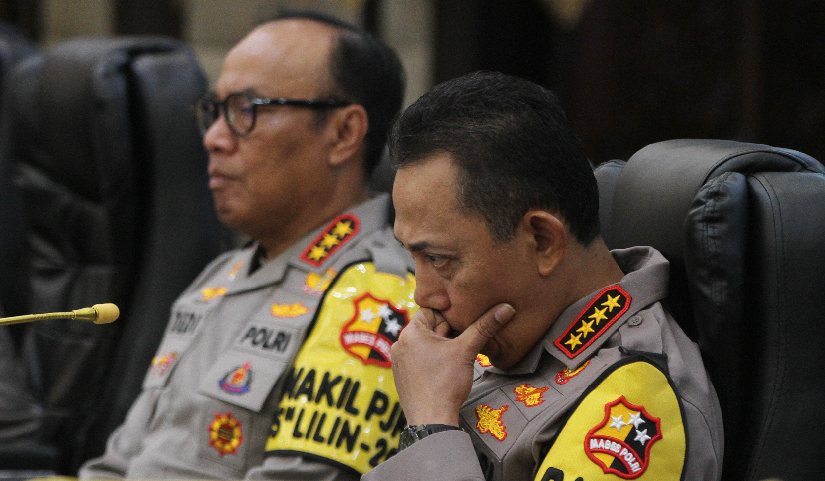 Refleksi akhir tahun 2025 Polri. (Agus Priatna/SinPo.id)