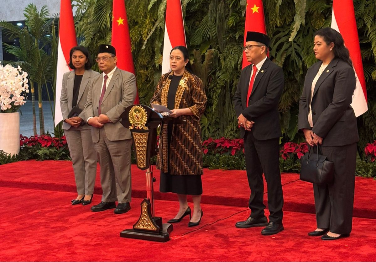 Ketua DPR RI Puan Maharani. (SinPo.id/Galuh Ratnatika)