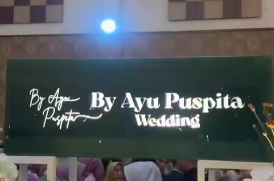 Ayu Puspita Wedding (SinPo.id/ Tangkapan layar)