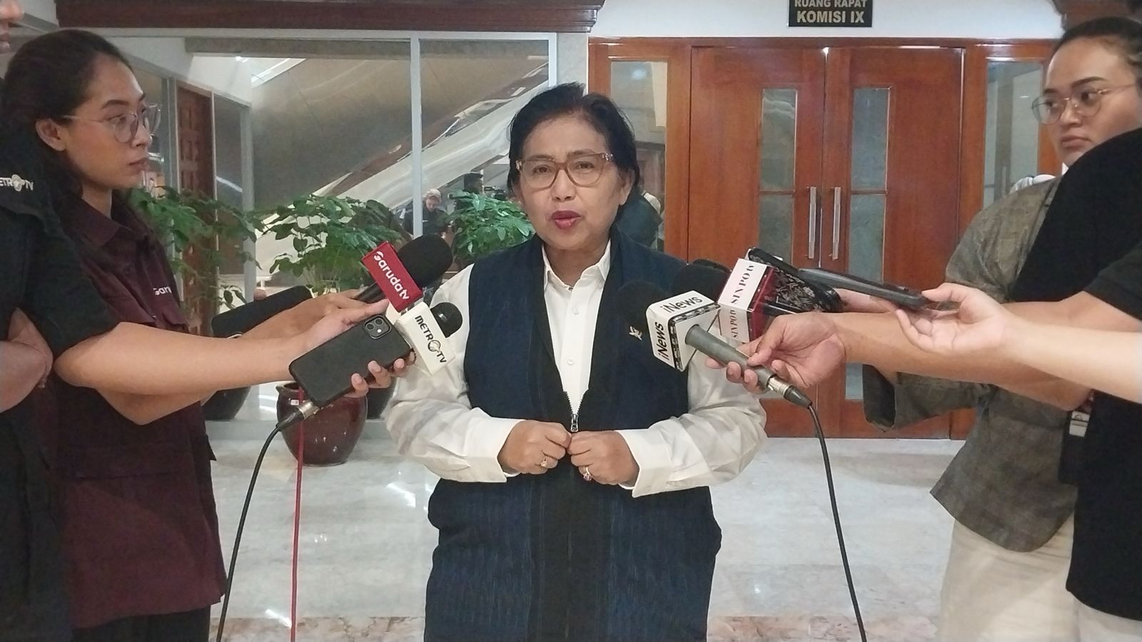 Anggota Komisi IX DPR RI Irma Suryani (SinPo.id/ Galuh Ratnatika)