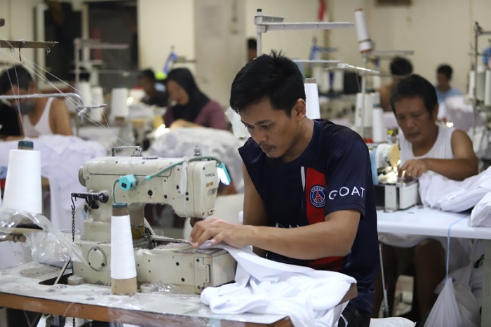 Pekerja PT Sritex (SinPo.id/Ashar)