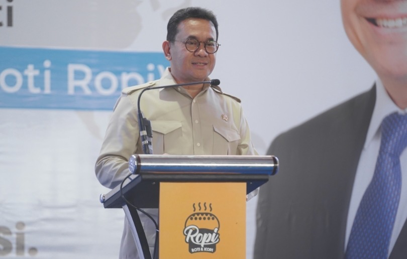 Mendag Budi Santoso lepas ekspor adonan roti. (SinPo.id/dok. Kemendag)