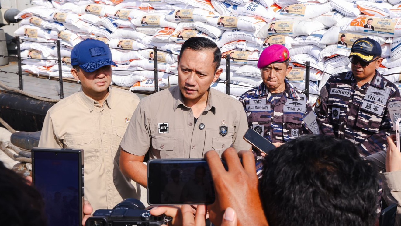 Menteri Koordinator Bidang Infrastruktur dan Pembangunan Kewilayahan, Agus Harimurti Yudhoyono (AHY) (SinPo.id/Tim media)